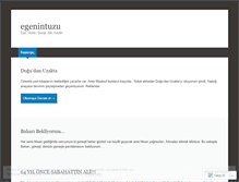 Tablet Screenshot of egenintuzu.wordpress.com