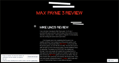 Desktop Screenshot of maxpayne3review.wordpress.com