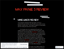 Tablet Screenshot of maxpayne3review.wordpress.com
