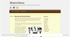 Desktop Screenshot of musicaeduca.wordpress.com