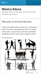 Mobile Screenshot of musicaeduca.wordpress.com