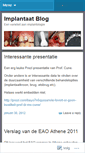 Mobile Screenshot of implantaat.wordpress.com