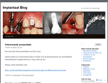 Tablet Screenshot of implantaat.wordpress.com