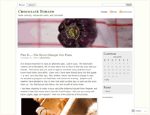 Tablet Screenshot of chocolatetomato.wordpress.com