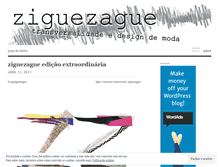 Tablet Screenshot of geziguezague.wordpress.com