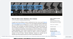 Desktop Screenshot of galiciamovese.wordpress.com