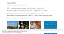 Desktop Screenshot of luv2cruz.wordpress.com