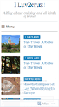 Mobile Screenshot of luv2cruz.wordpress.com