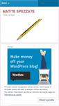 Mobile Screenshot of matitespezzate.wordpress.com