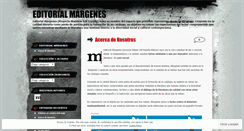 Desktop Screenshot of editorialmargenes.wordpress.com