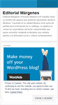 Mobile Screenshot of editorialmargenes.wordpress.com