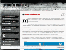 Tablet Screenshot of editorialmargenes.wordpress.com
