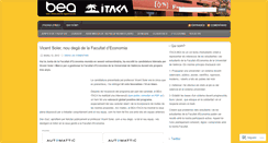 Desktop Screenshot of beaeconomia.wordpress.com