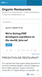 Mobile Screenshot of bestorganicrestaurants.wordpress.com