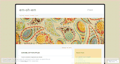 Desktop Screenshot of emohem.wordpress.com