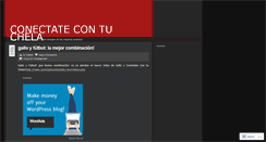 Desktop Screenshot of conectatecontuchela.wordpress.com