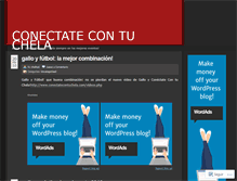 Tablet Screenshot of conectatecontuchela.wordpress.com