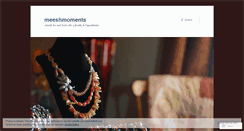 Desktop Screenshot of meeshmoments.wordpress.com