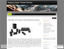 Tablet Screenshot of pearsonhometheaterreview.wordpress.com