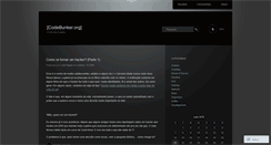 Desktop Screenshot of codebunker.wordpress.com