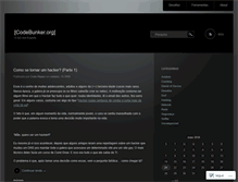 Tablet Screenshot of codebunker.wordpress.com