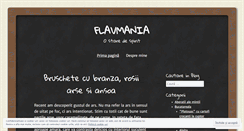 Desktop Screenshot of flavmania.wordpress.com