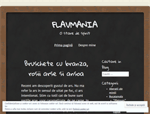 Tablet Screenshot of flavmania.wordpress.com