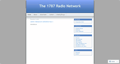 Desktop Screenshot of 1787network.wordpress.com