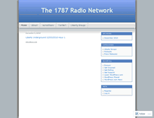 Tablet Screenshot of 1787network.wordpress.com