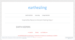 Desktop Screenshot of earthealing.wordpress.com