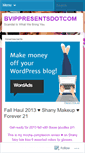 Mobile Screenshot of bvippresentsdotcom.wordpress.com
