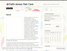 Tablet Screenshot of faithamour.wordpress.com