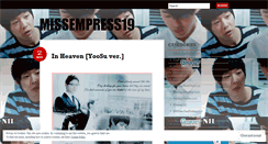 Desktop Screenshot of missempress19.wordpress.com