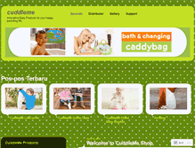 Tablet Screenshot of cuddlemeshop.wordpress.com