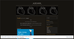 Desktop Screenshot of myleftventricle.wordpress.com