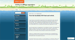 Desktop Screenshot of affiliatesuggest.wordpress.com