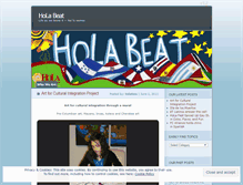 Tablet Screenshot of holabeat.wordpress.com