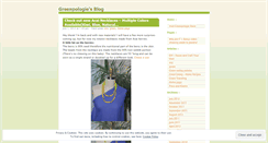 Desktop Screenshot of greenpologie.wordpress.com