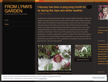 Tablet Screenshot of fromlynnsgarden.wordpress.com
