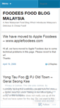 Mobile Screenshot of foodees.wordpress.com