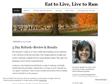 Tablet Screenshot of eattolivelivetorun.wordpress.com