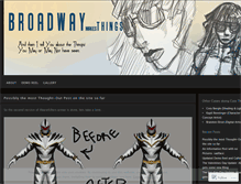 Tablet Screenshot of broadwayz.wordpress.com