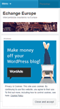 Mobile Screenshot of echangeeurope.wordpress.com