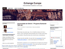 Tablet Screenshot of echangeeurope.wordpress.com