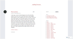 Desktop Screenshot of aniblogtourney.wordpress.com