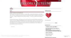 Desktop Screenshot of divorceketeer.wordpress.com