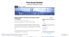 Desktop Screenshot of freeanwar.wordpress.com