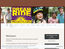 Tablet Screenshot of dreamrideprojects.wordpress.com
