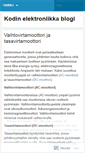 Mobile Screenshot of kodinelektroniikka.wordpress.com