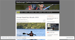 Desktop Screenshot of marlboroughmultisport.wordpress.com